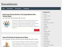 Tablet Screenshot of ganadolares.net